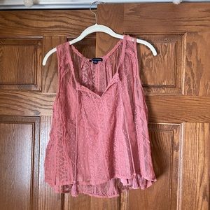 American Eagle Mauve Tank Top